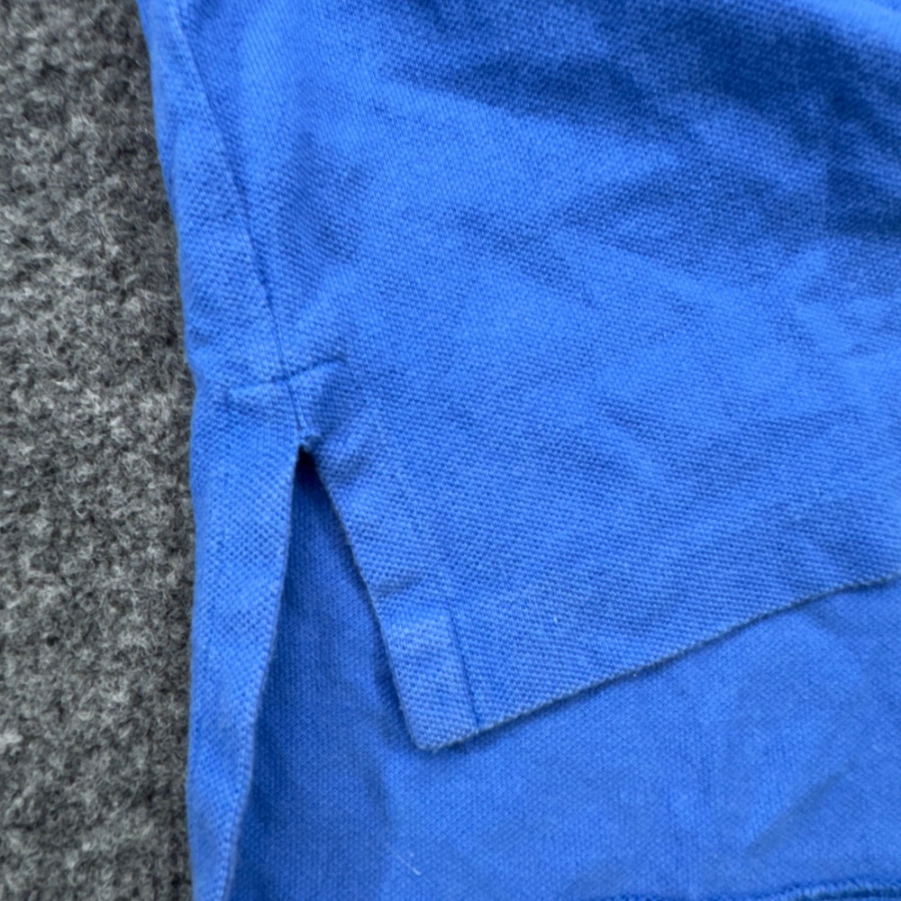 Polo Ralph Lauren Polo Mens XL Blue Black Collar Short Sleeve Pique Preppy - Picture 6 of 12